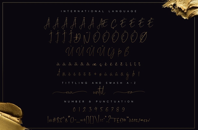 Пример шрифта Mathelline Italic